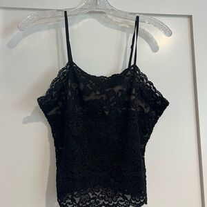 Hanky Panky Black Lace Camisole